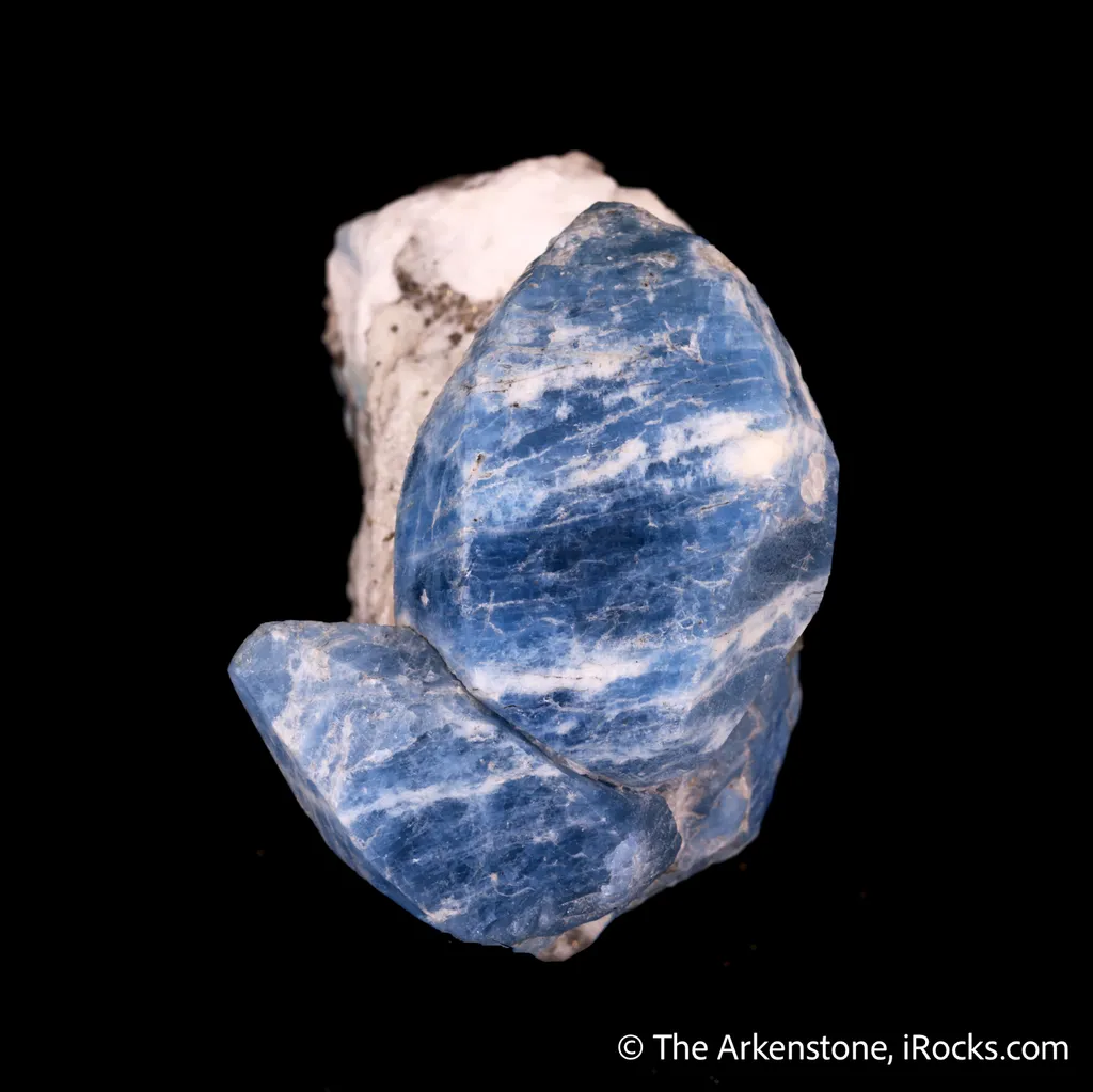 Afghanite with Calcite and Pyrite image
