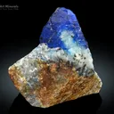 Afghanite with Lazurite Coating on Marble from Afghanistan - image 1