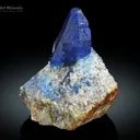 Afghanite with Lazurite Coating on Marble from Afghanistan - image 2