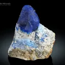 Afghanite with Lazurite Coating on Marble from Afghanistan - image 3