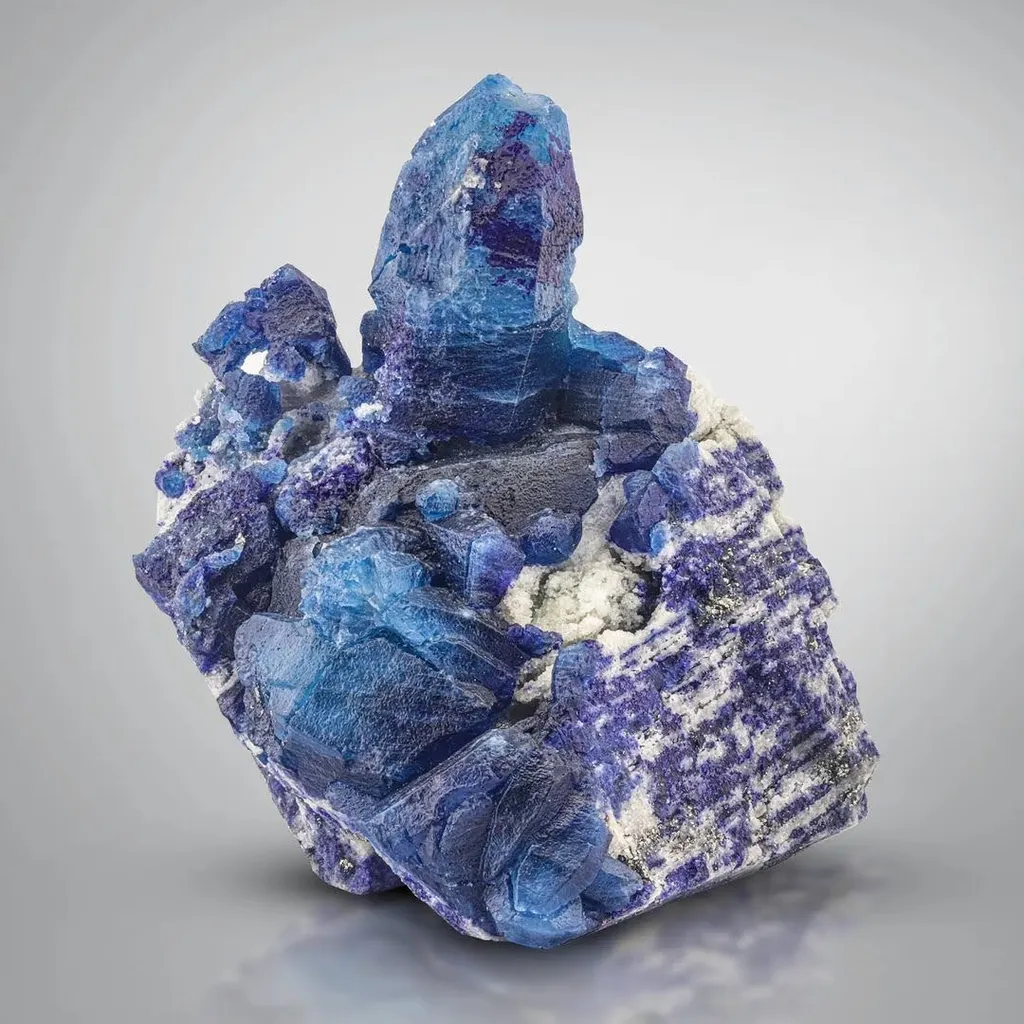 Afghanite with Pyrite image
