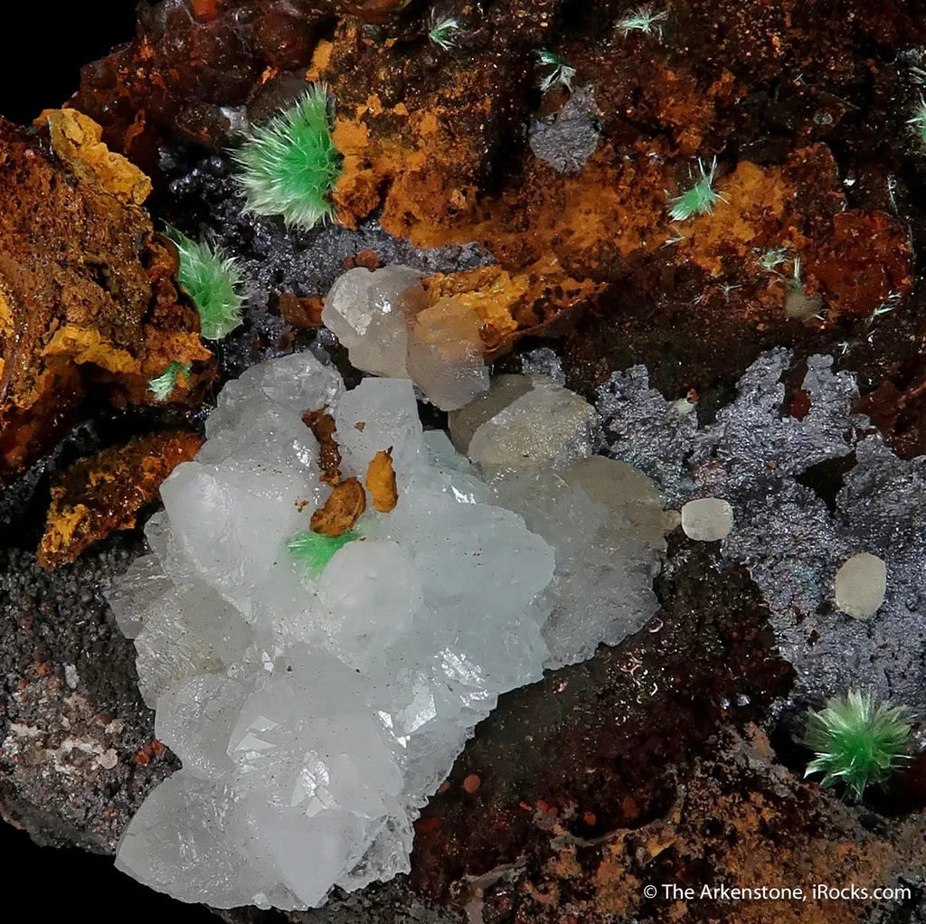 Agardite-(Ce) and Calcite - image 4