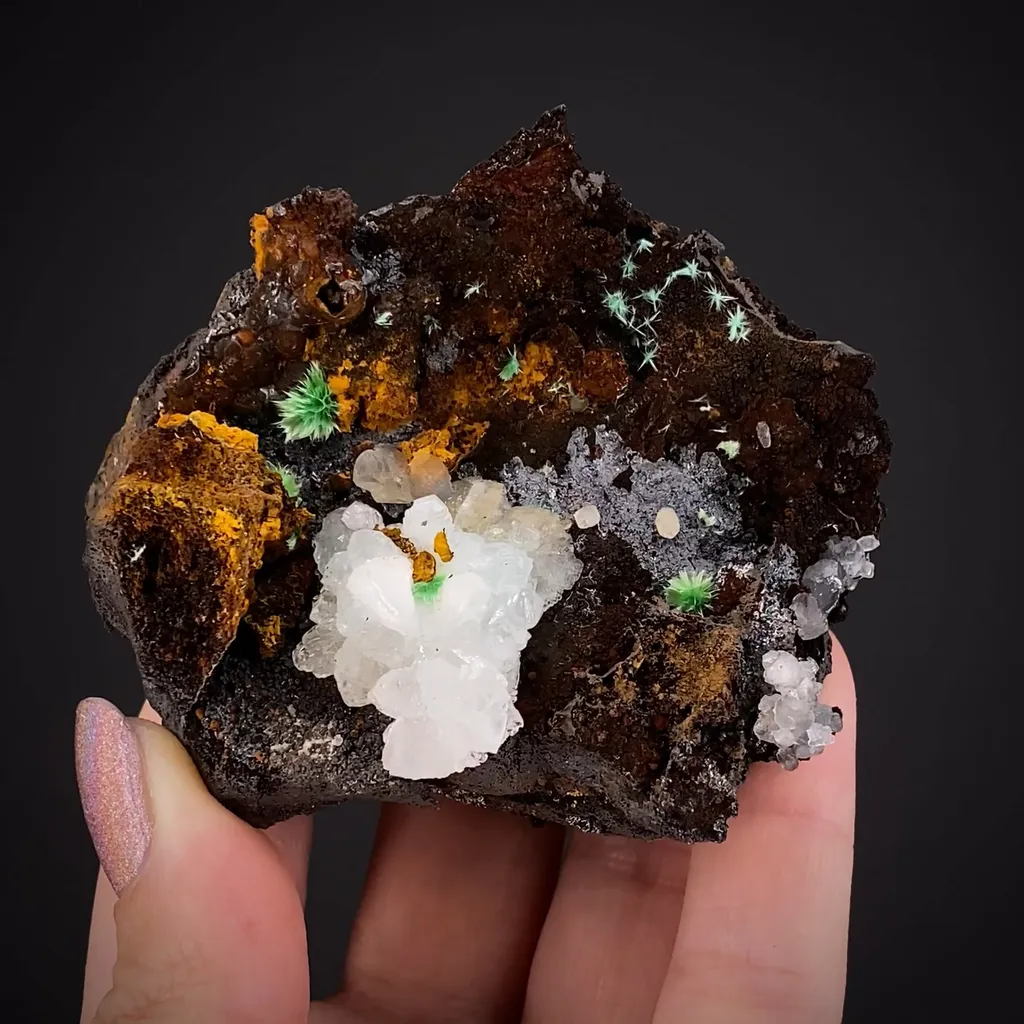 Agardite-(Ce) and Calcite - image 2