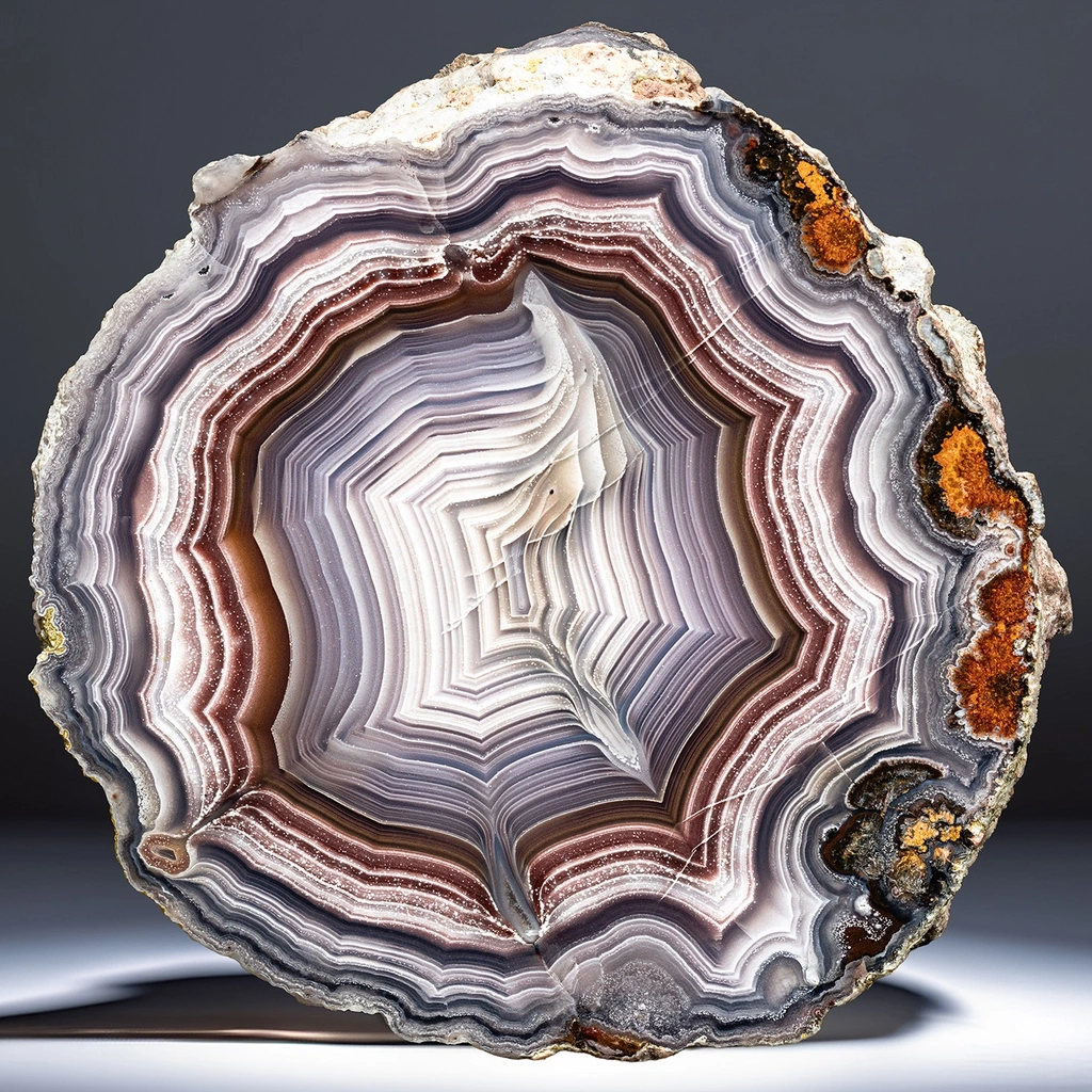 Agate from Estacion Ojo Laguna, Chihuahua, Mexico image
