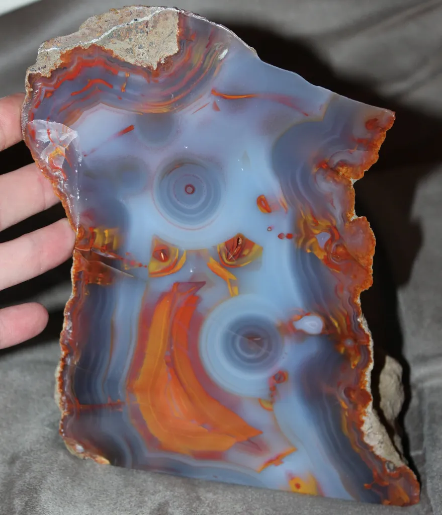 Agate from Mexico, Chihuahua, El Apache Agate image