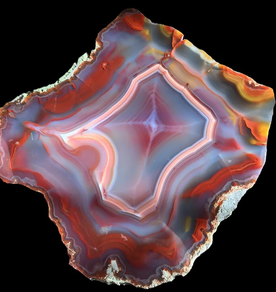 Agate from Mexico, Chihuahua, El Apache Agate image