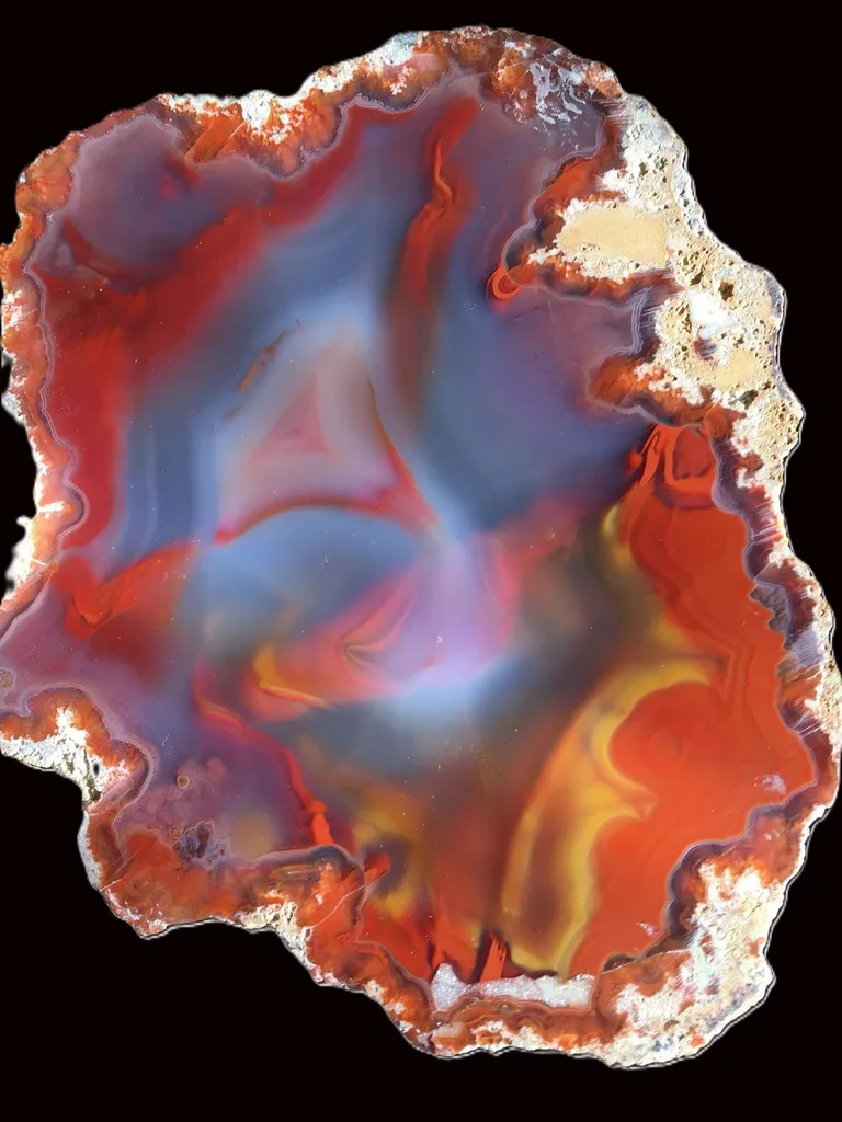 Agate from Mexico, Chihuahua, El Apache Agate image