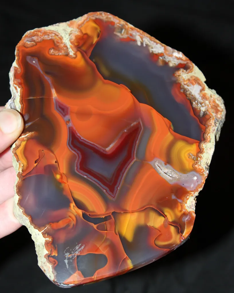 Agate from Mexico, Chihuahua, El Apache Agate image