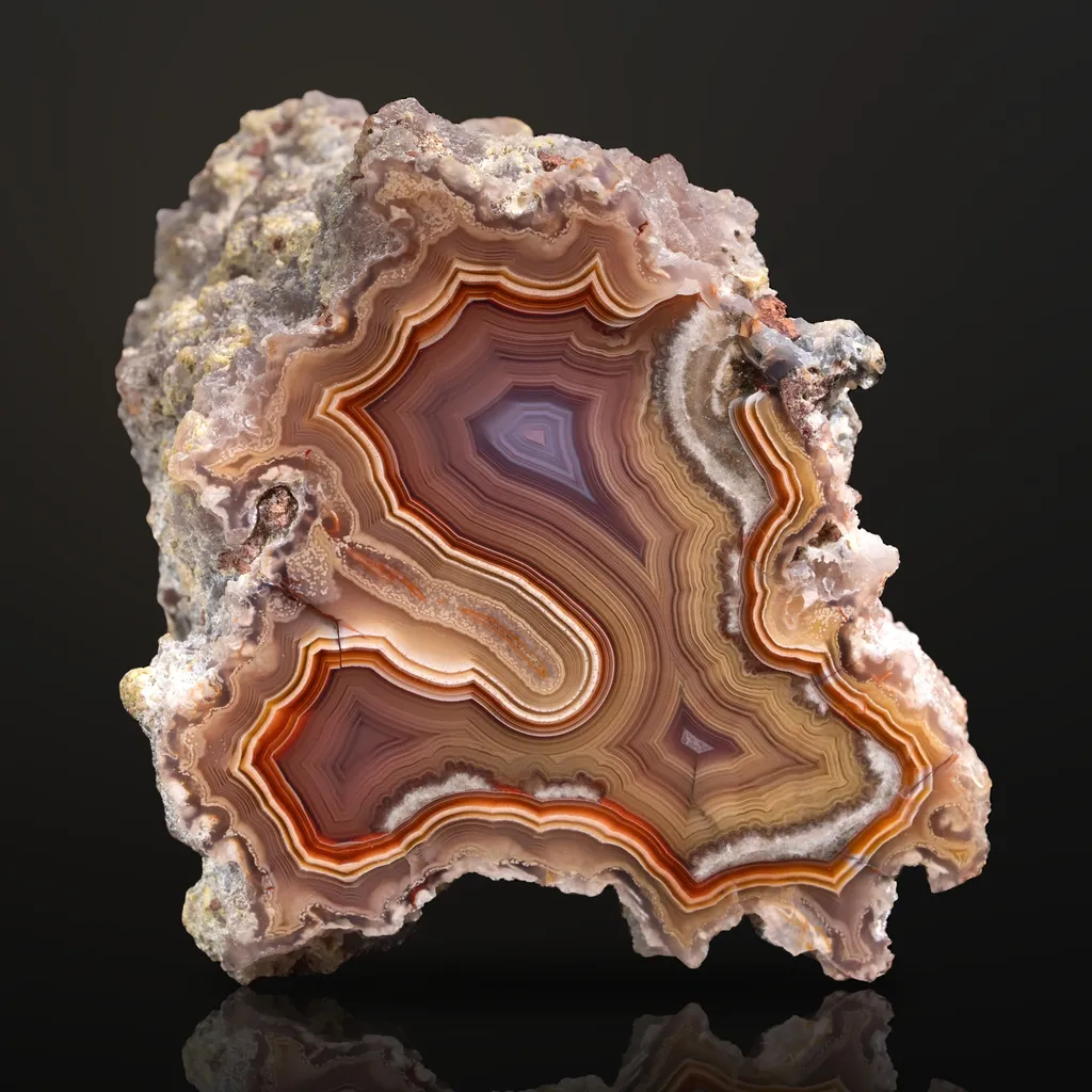 Agate from Mexico, Chihuahua, Estacion Ojo Laguna image