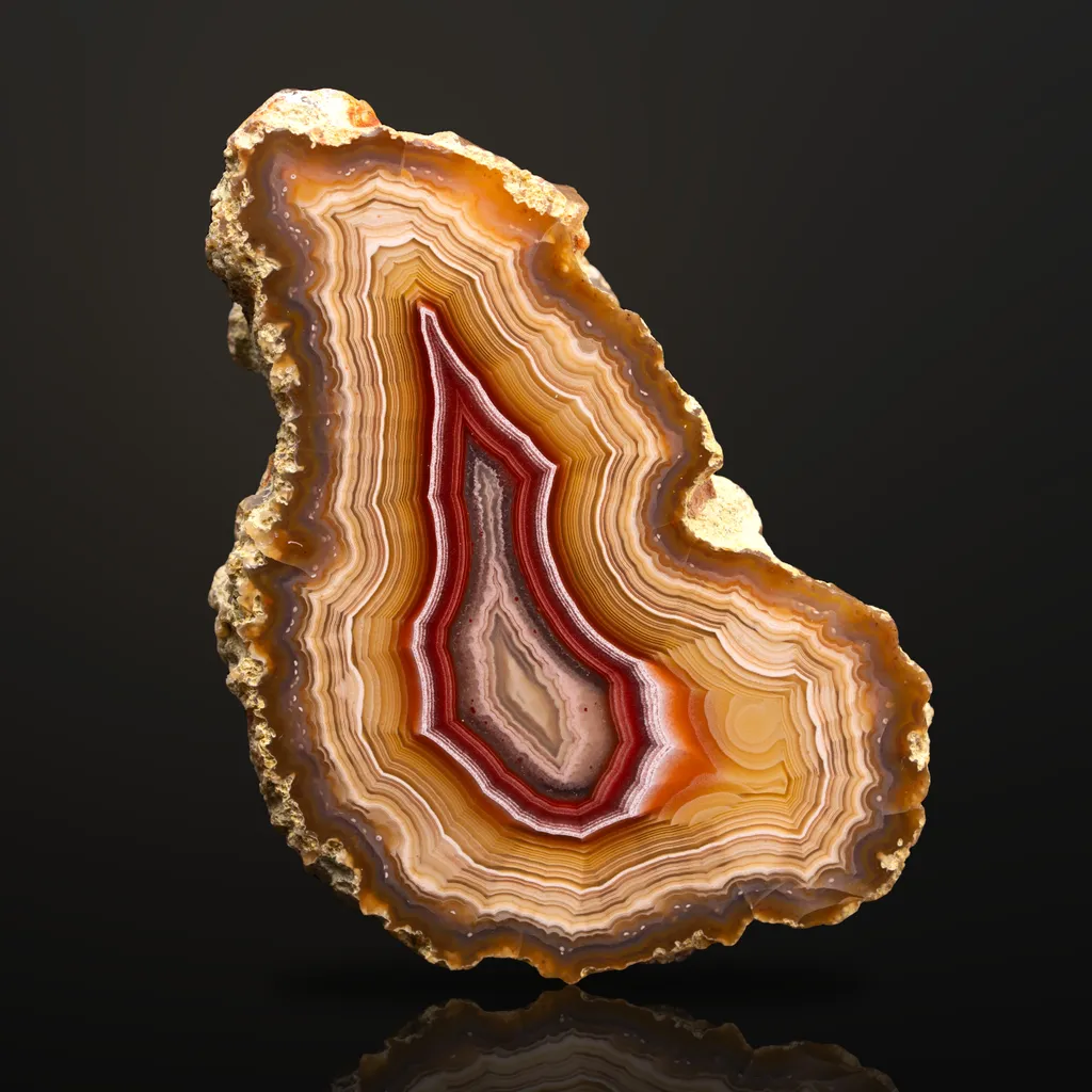 Agate from Mexico, Chihuahua, Estacion Ojo Laguna image