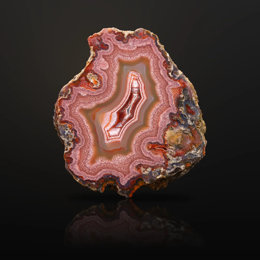 Agate from Mexico, Chihuahua, Estacion Ojo Laguna - image 5