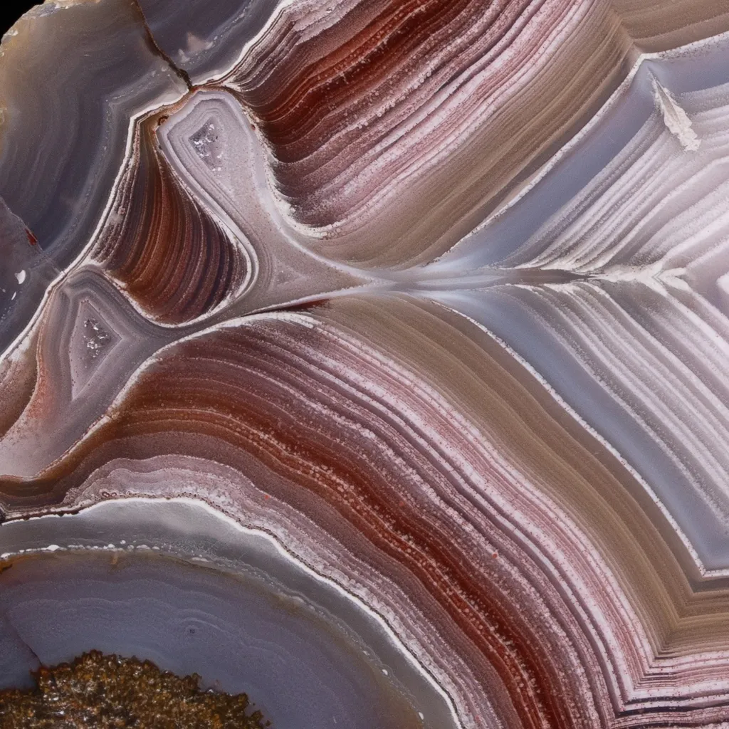 Agate from Mexico, Chihuahua, Estacion Ojo Laguna - image 3