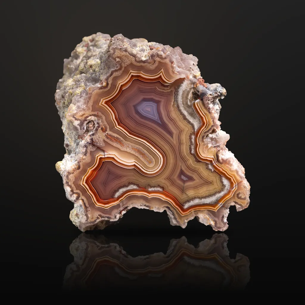 Agate from Mexico, Chihuahua, Estacion Ojo Laguna - image 5