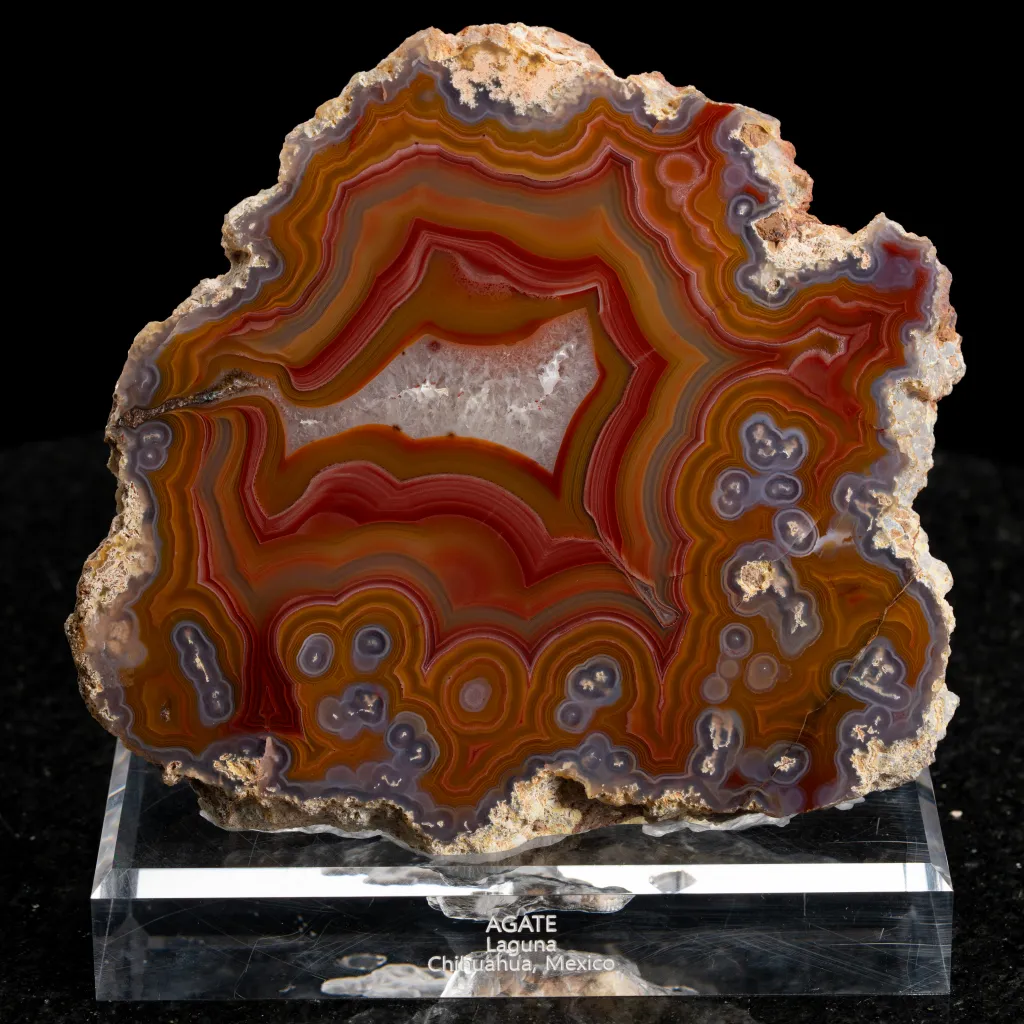 Agate from Mexico, Chihuahua, Estacion Ojo Laguna - image 2