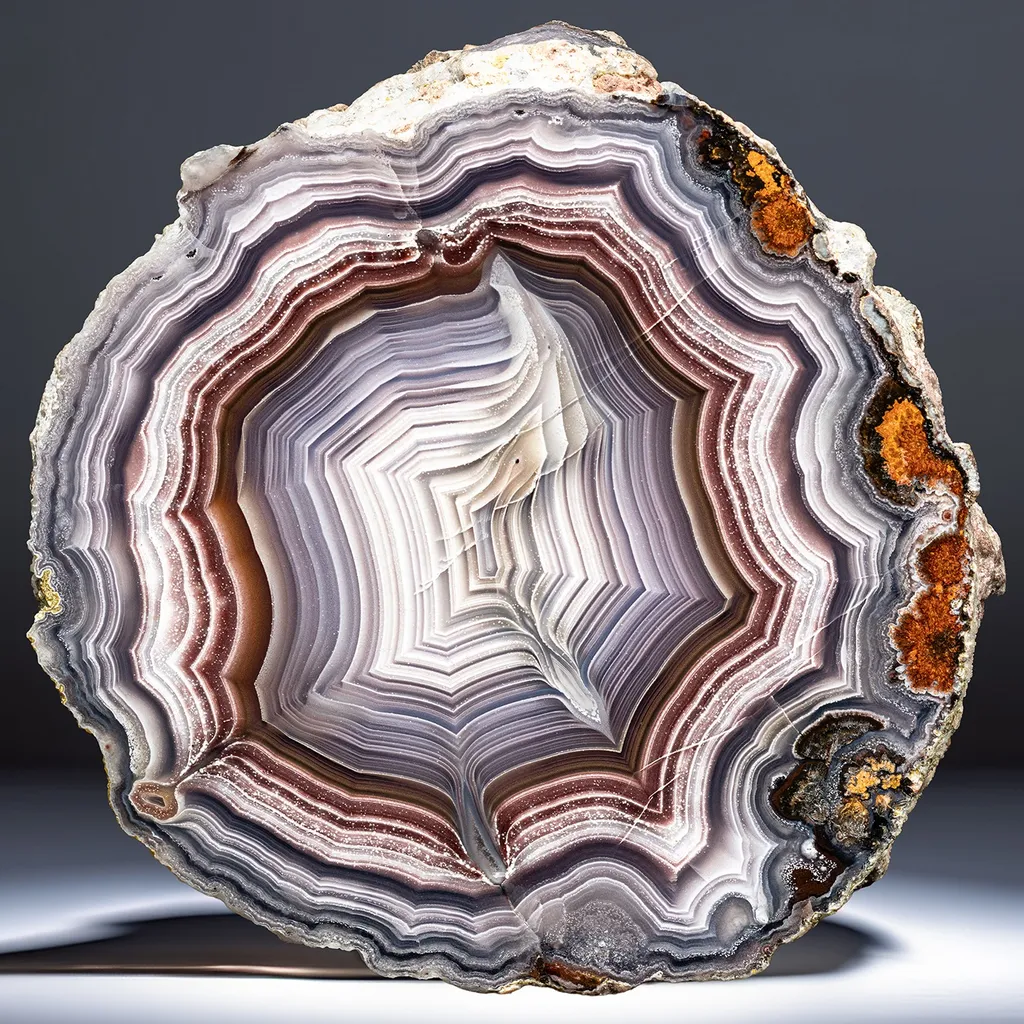 Agate from Mexico, Chihuahua, Estacion Ojo Laguna image