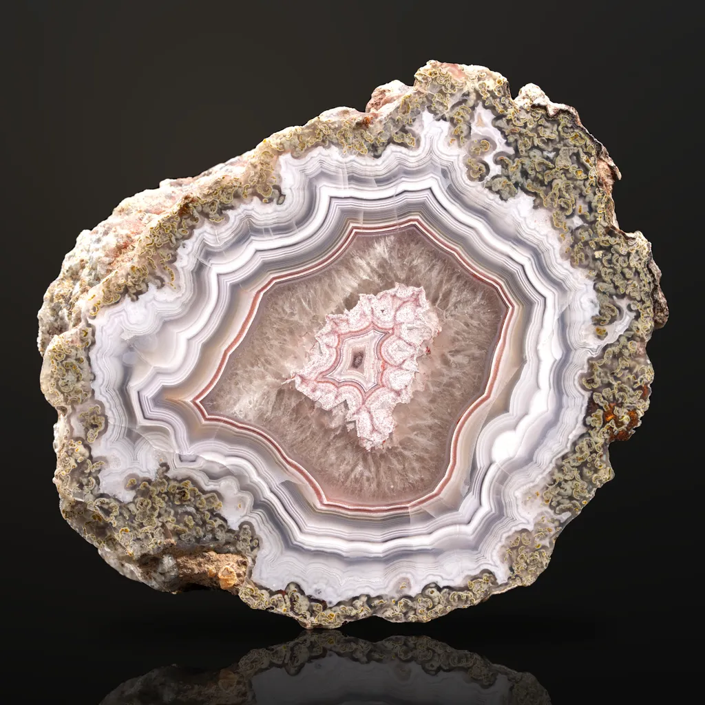 Agate from Mexico, Chihuahua, Estacion Ojo Laguna image