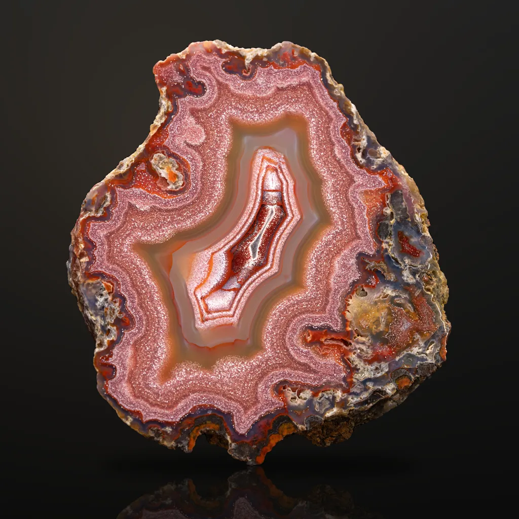 Agate from Mexico, Chihuahua, Estacion Ojo Laguna image