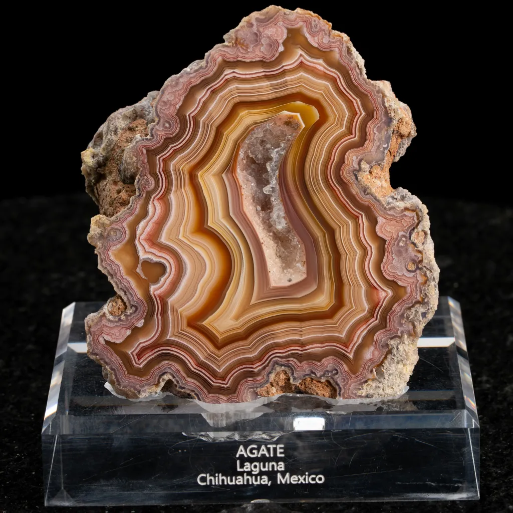 Agate from Mexico, Chihuahua, Estacion Ojo Laguna - image 2