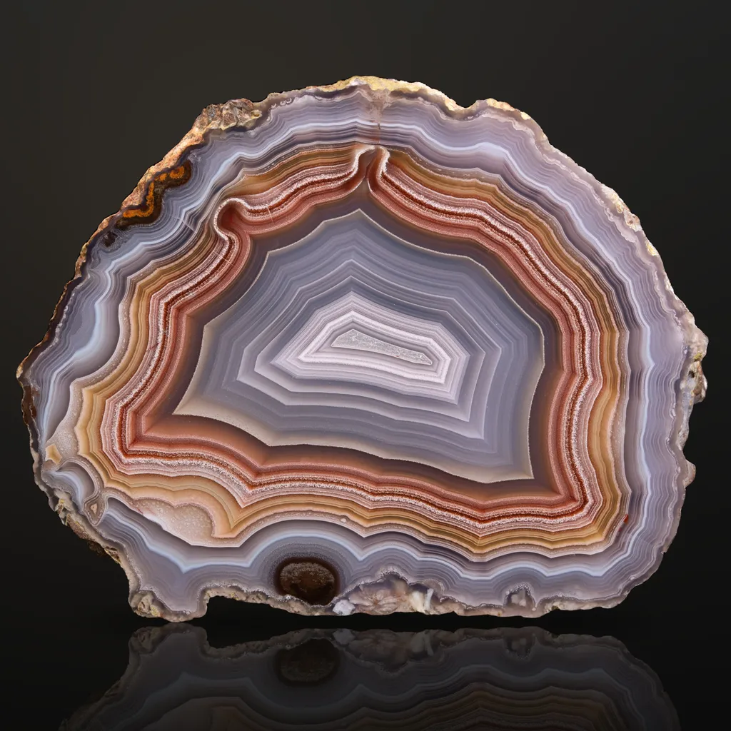 Agate from Mexico, Chihuahua, Estacion Ojo Laguna image