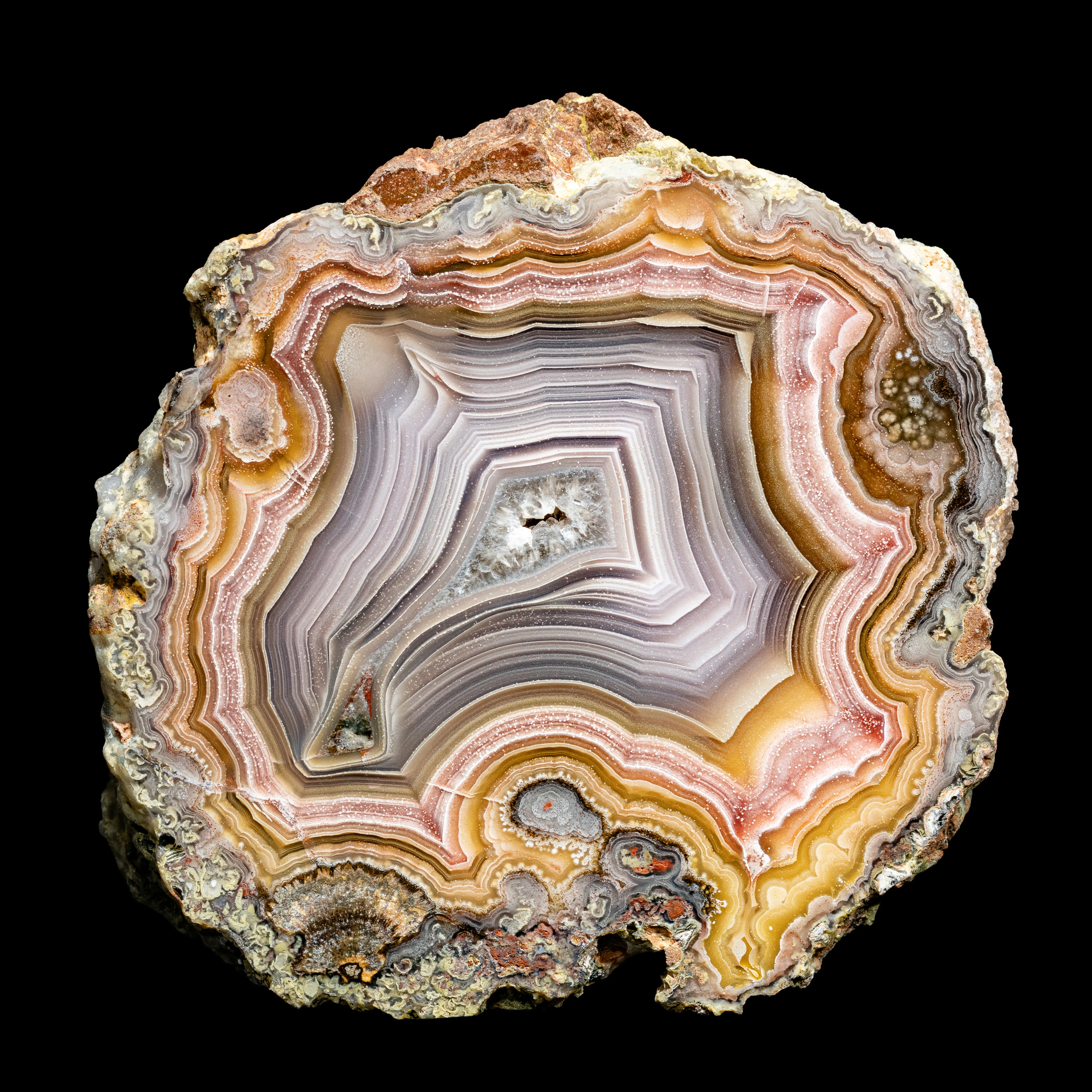 Agate from Mexico, Chihuahua, Estacion Ojo Laguna - image 6