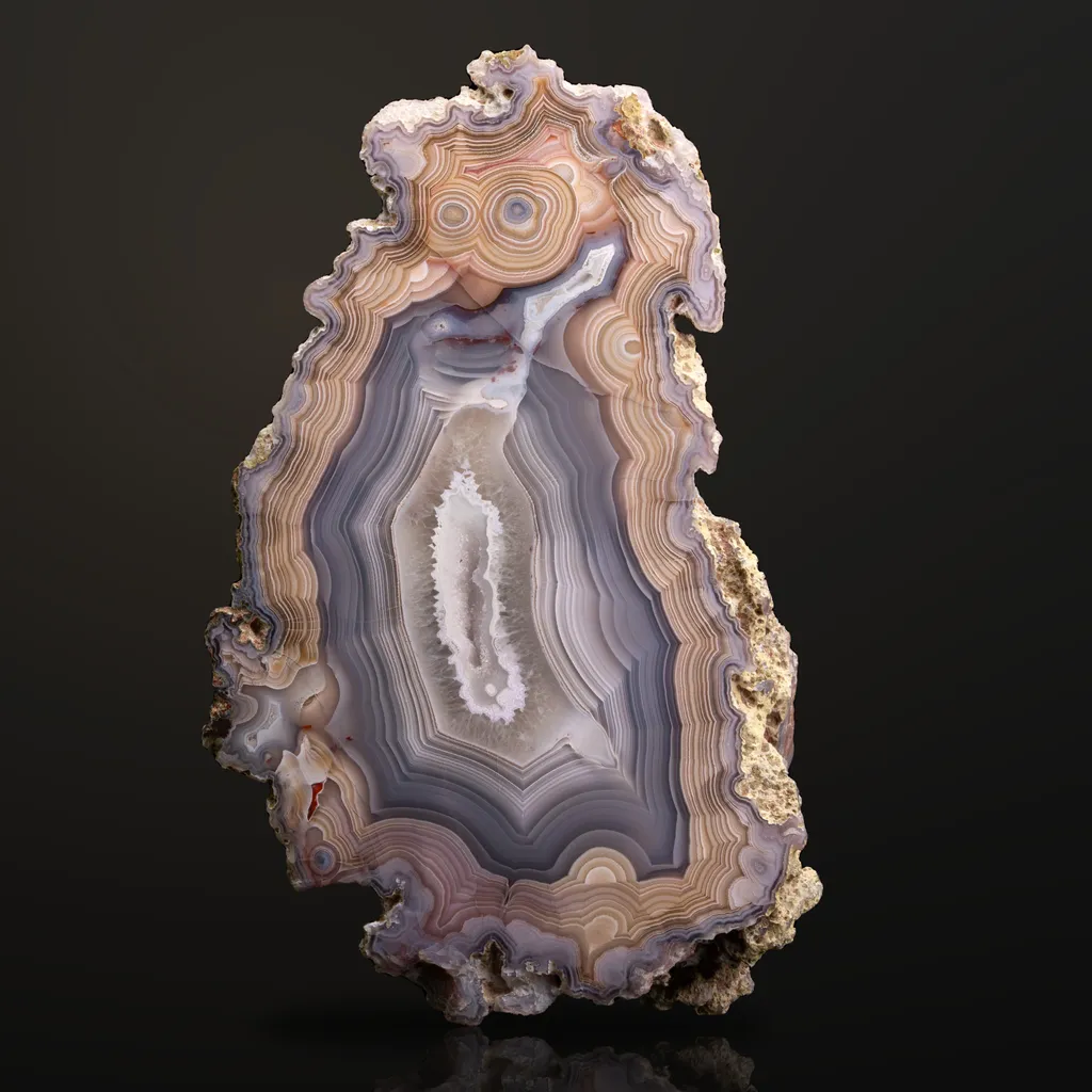 Agate from Mexico, Chihuahua, Estacion Ojo Laguna image