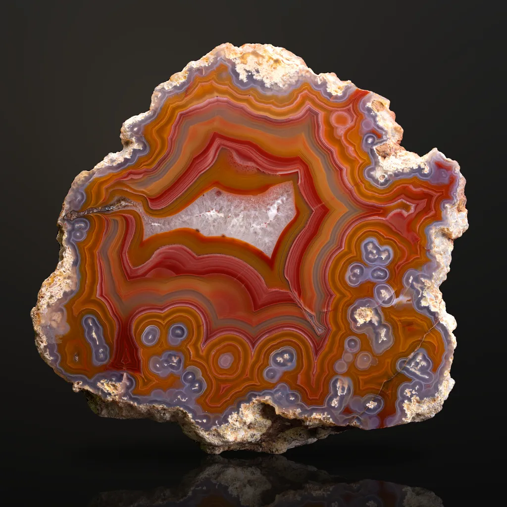 Agate from Mexico, Chihuahua, Estacion Ojo Laguna image