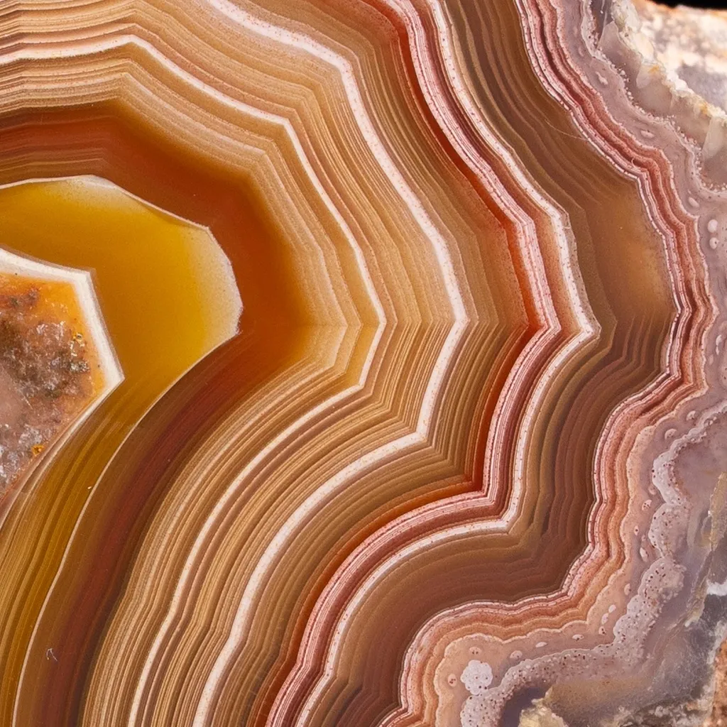 Agate from Mexico, Chihuahua, Estacion Ojo Laguna - image 3