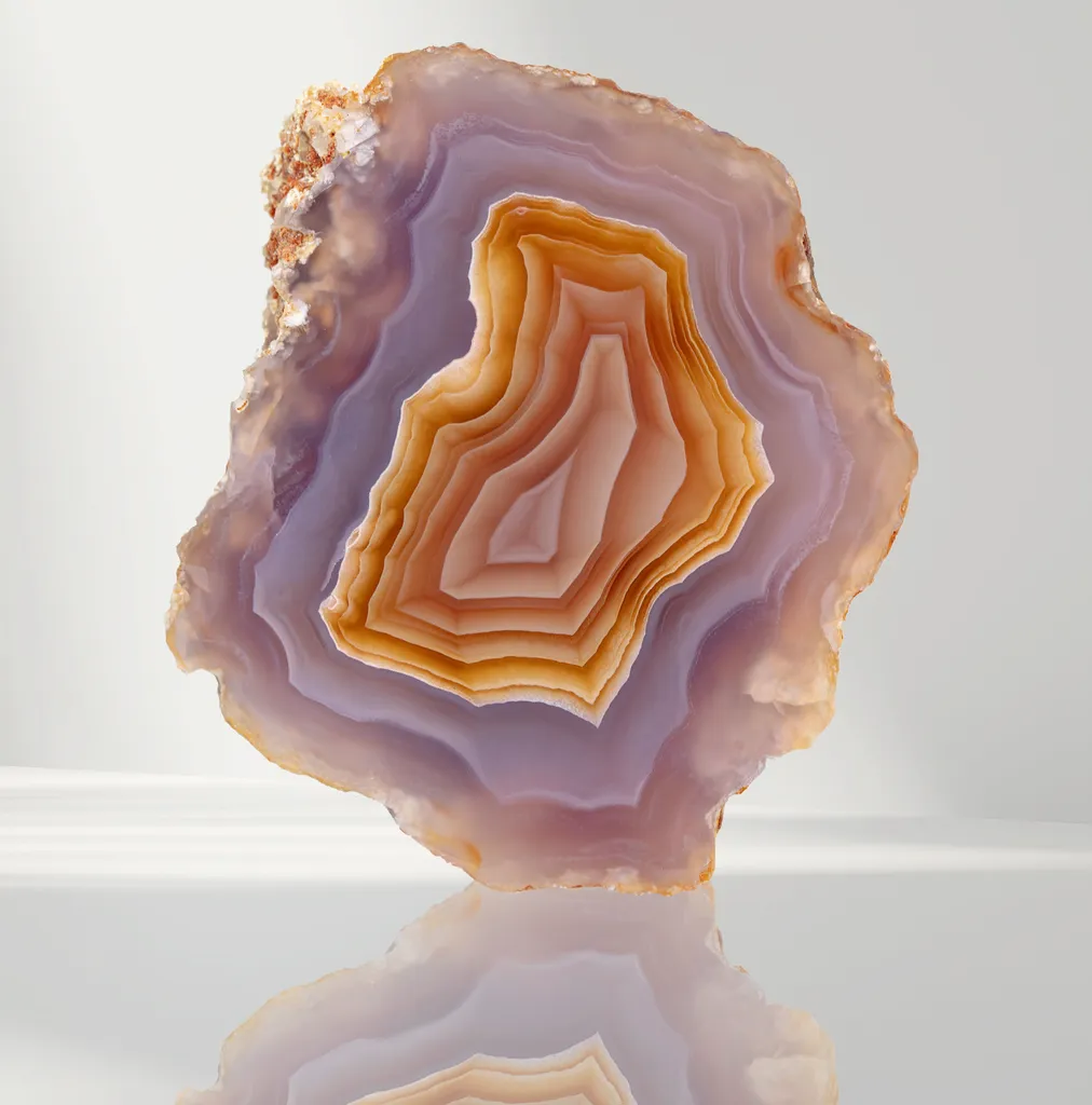 Agate from Mexico, Chihuahua, Estacion Ojo Laguna, Ojo Laguna claim