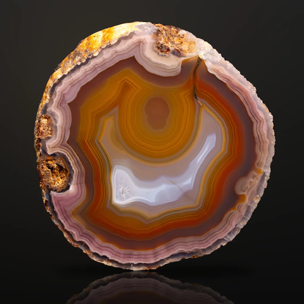 Agate from Mexico, Chihuahua, Rancho Coyamito Chihuahua image