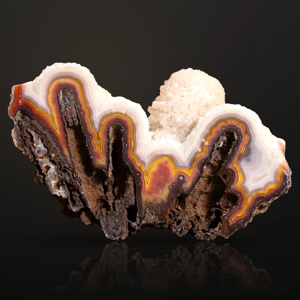 Agate from Mexico, Chihuahua, Rancho Coyamito Chihuahua image