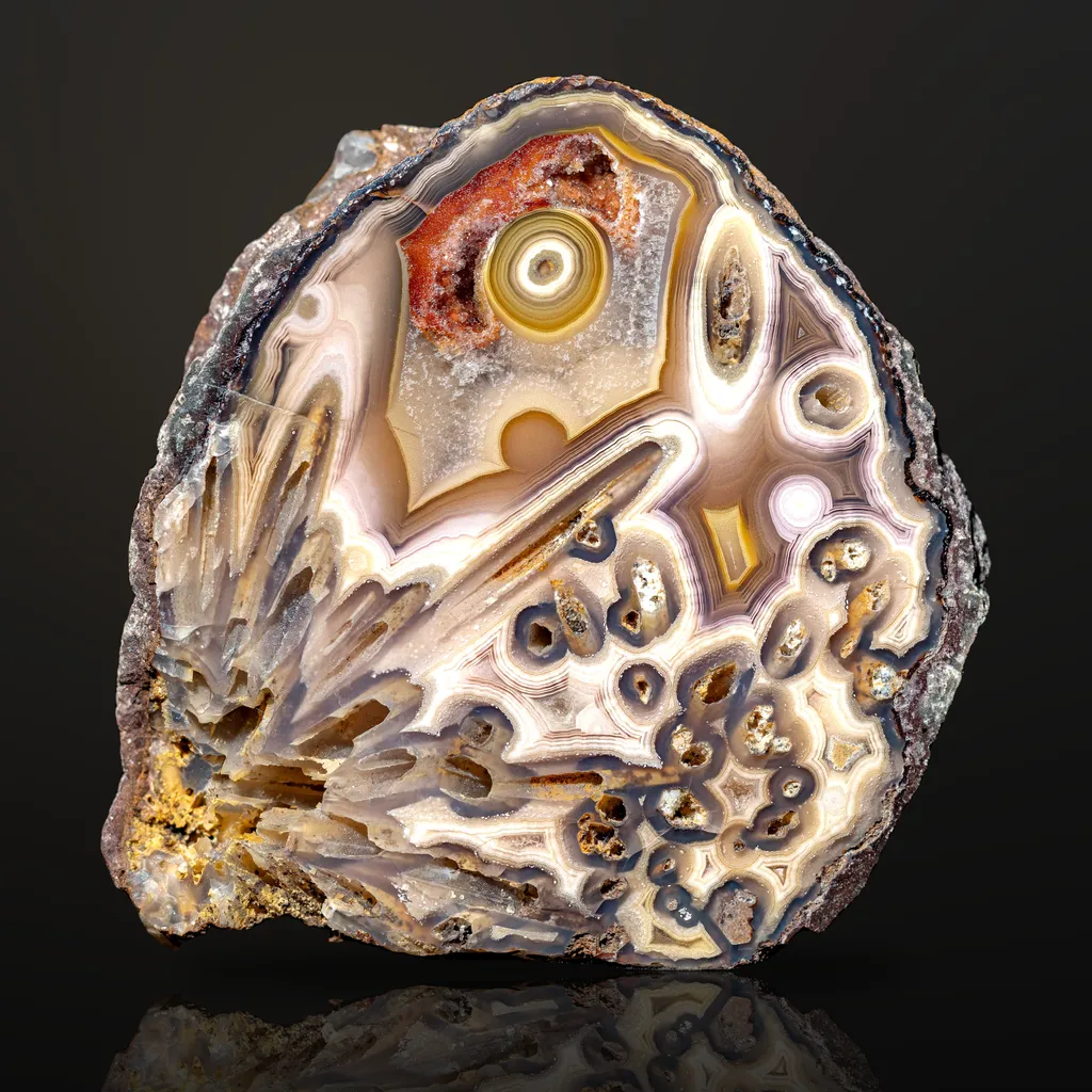 Agate from Mexico, Chihuahua, Rancho Coyamito Chihuahua image
