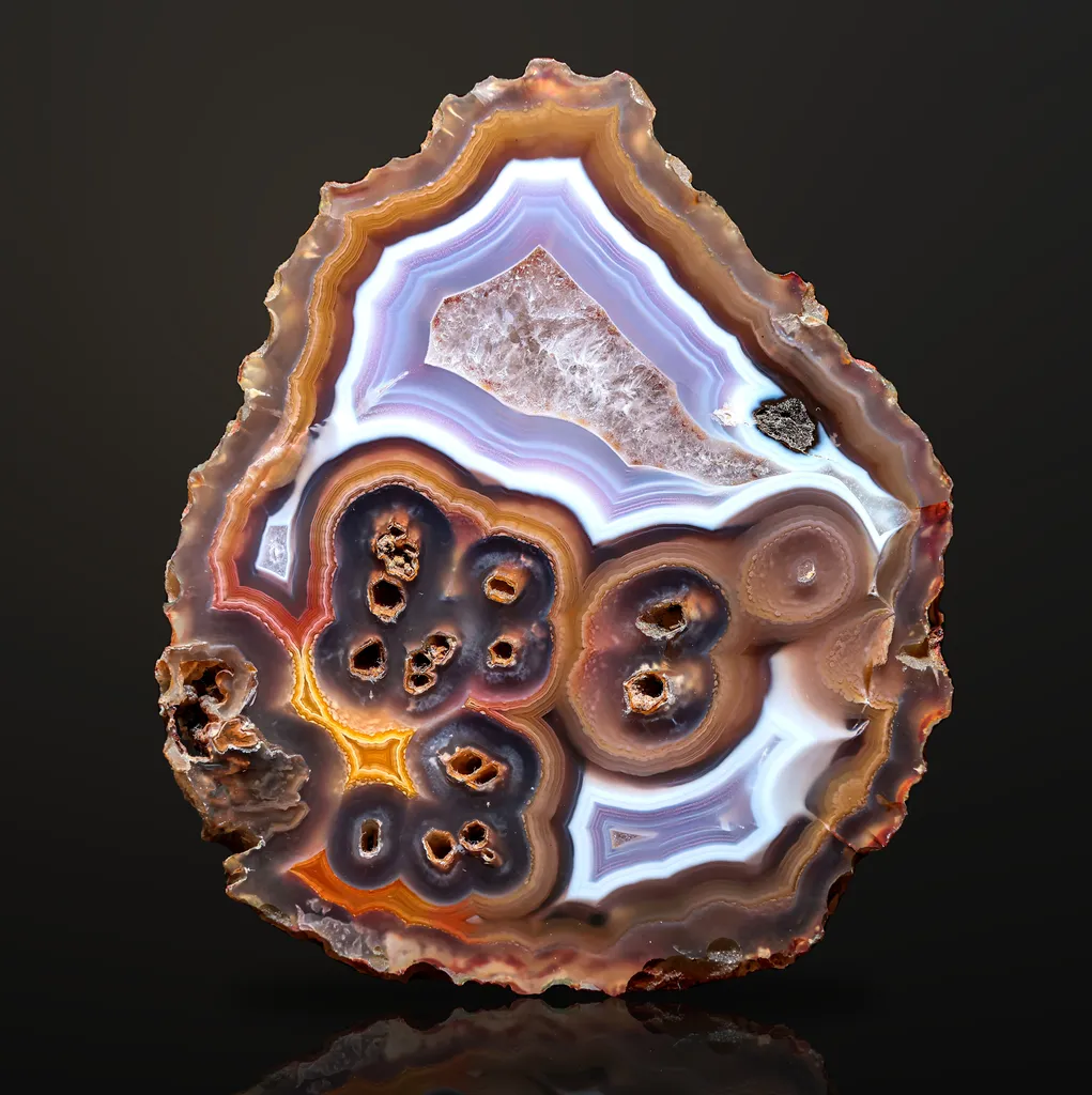 Agate from Mexico, Chihuahua, Rancho Coyamito Chihuahua image