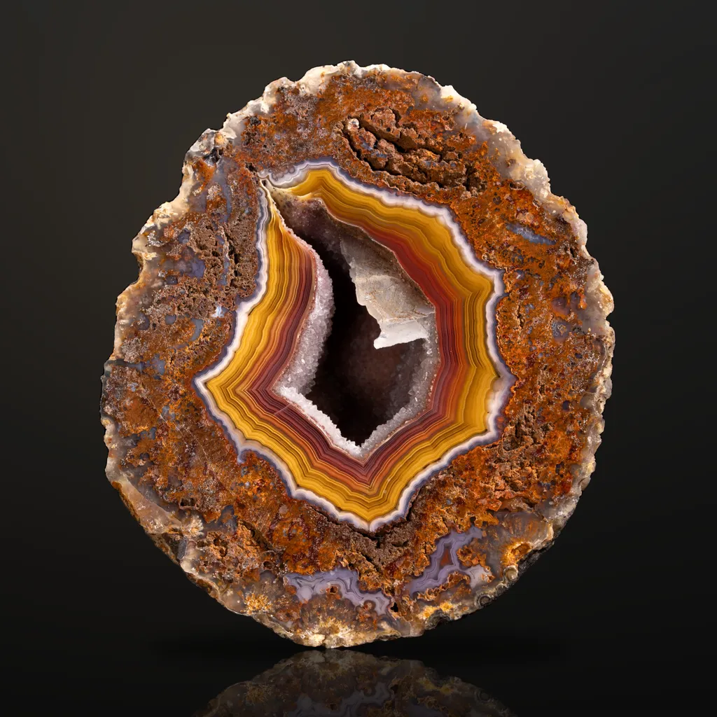 Agate from Mexico, Chihuahua, Rancho Coyamito Chihuahua image