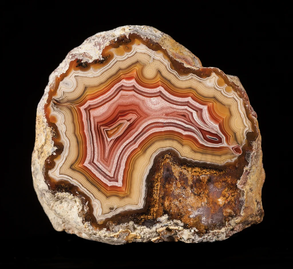 Agate from Ojo Laguna claim, Estacion Ojo Laguna, Chihuahua, Mexico image