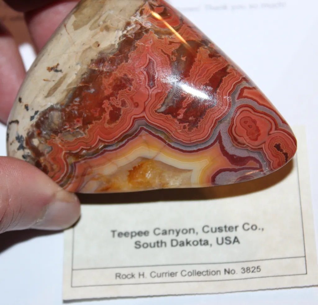 Agate from USA, South Dakota, Custer County, Teepee Canyon - image 2