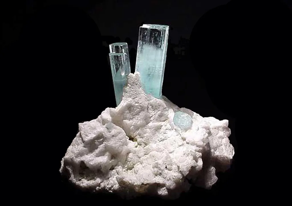 Aigue-marine from Pakistan, Gilgit-Baltistan, Shigar District, Shigar Valley, Alchuri image