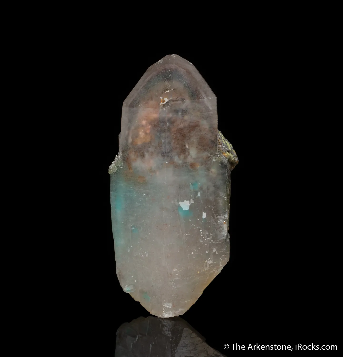 Ajoite and Copper in Quartz - image 2