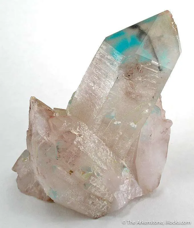 Ajoite and Copper in Quartz - image 2