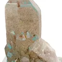 Ajoite and Copper in Quartz - image 1