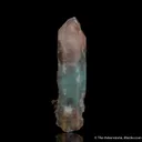 Ajoite and Copper included in Quartz - image 2