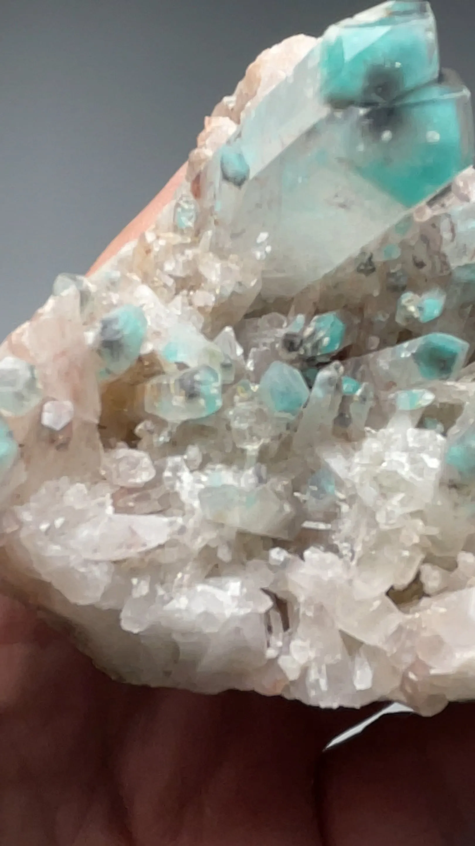 Ajoite in Quartz - image 3