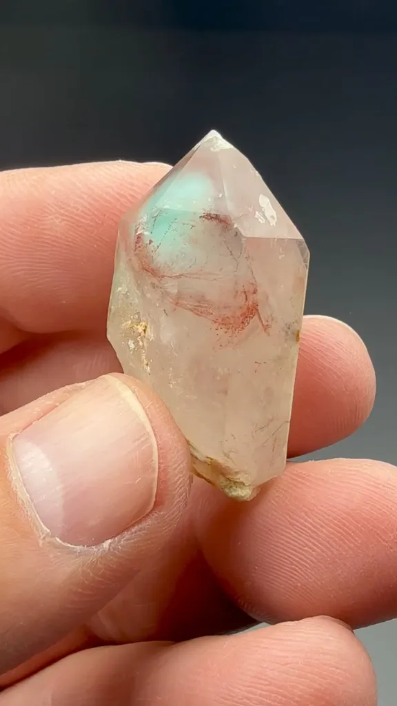 Ajoite in Quartz - image 2