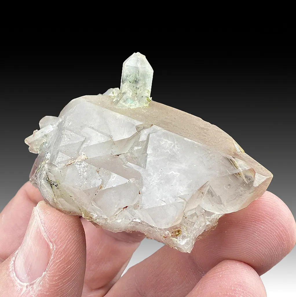 Ajoite in Quartz image