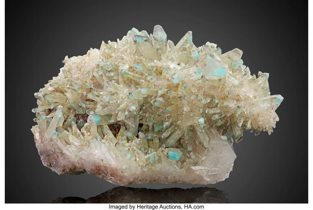 Ajoite in Quartz image