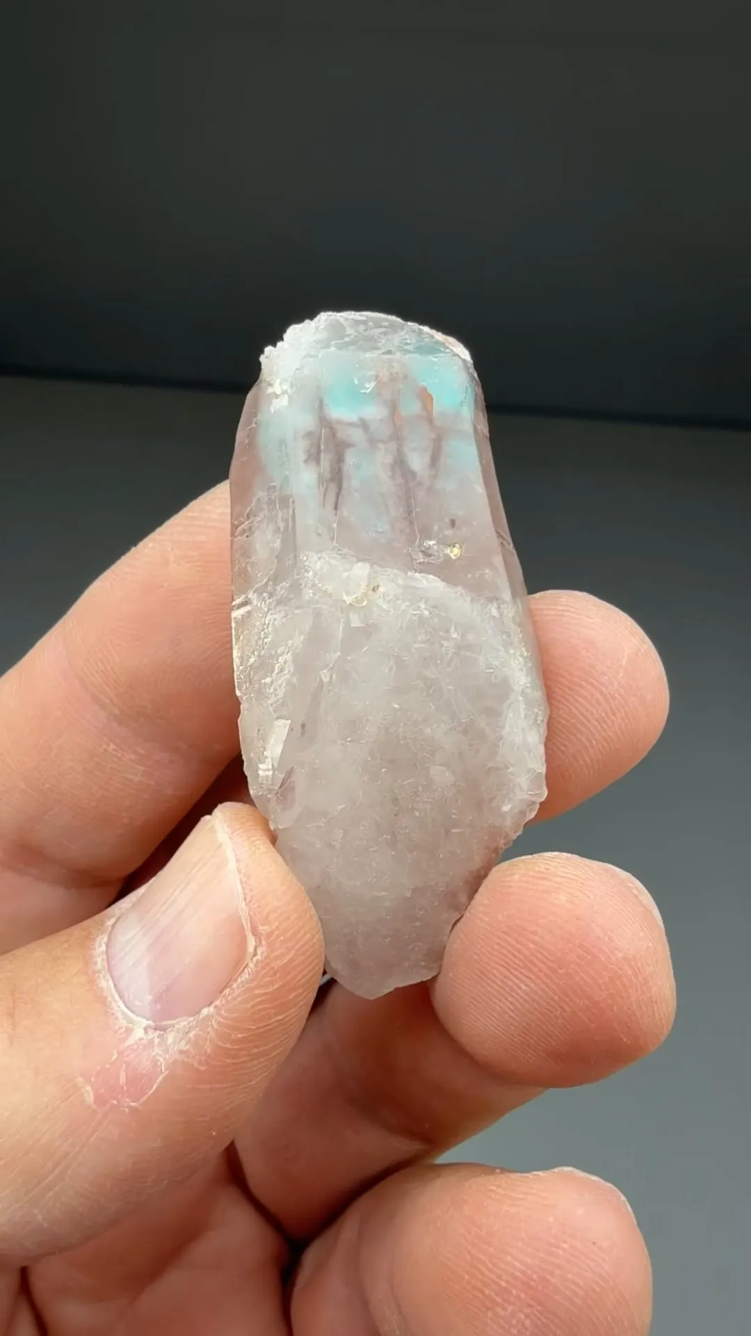 Ajoite in Quartz - image 2