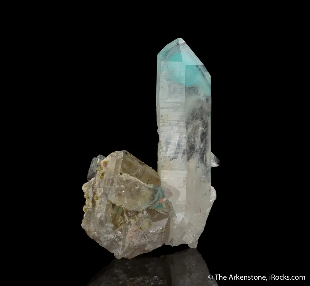 Ajoite in Quartz - image 3