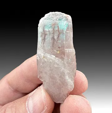 Ajoite in Quartz
