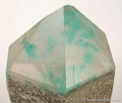 Ajoite In Quartz - image 3