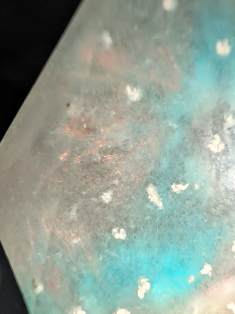 Ajoite in Quartz from the Messina Mine, South Africa - image 2