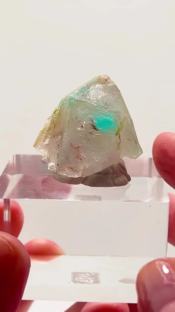 Ajoite IN Quartz — MESSINA MAGIC image